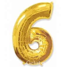 Шар цифра 6